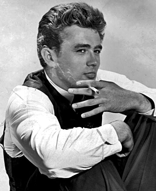 James Dean smoking